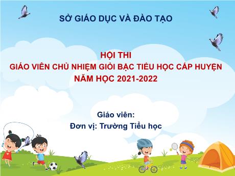 Sáng kiến kinh nghiệm Chuyển đổi số trong công tác chủ nhiệm trong trường Tiểu học